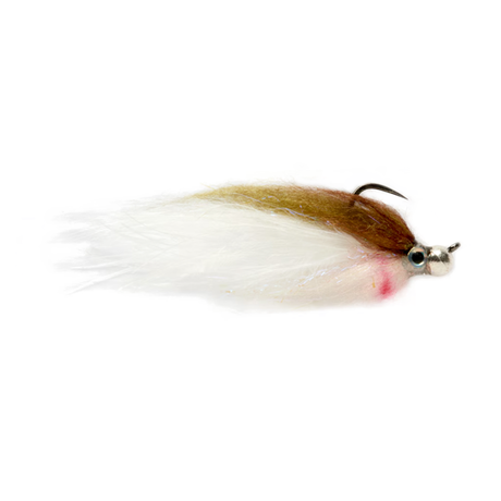 Jiggy Fat Minnow Olive & White #10 Go-Fish