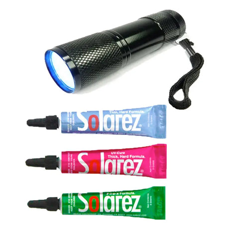 Kit Solarez UV Resin 3 Pack & Lampada UV Solarez