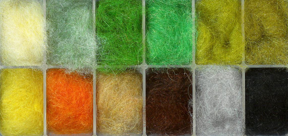 Life Cycle Caddis Dubbing Dispenser 12 colori Wapsi