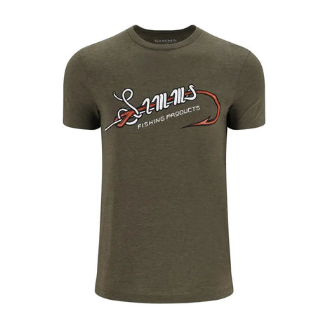 Maglia Simms Hook & Loop T-Shirt Military Heather Simms