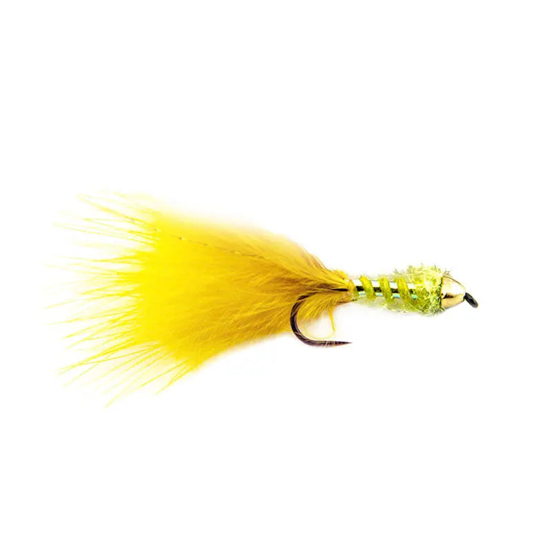 Marabou Leech BL Yellow #8 Go-Fish
