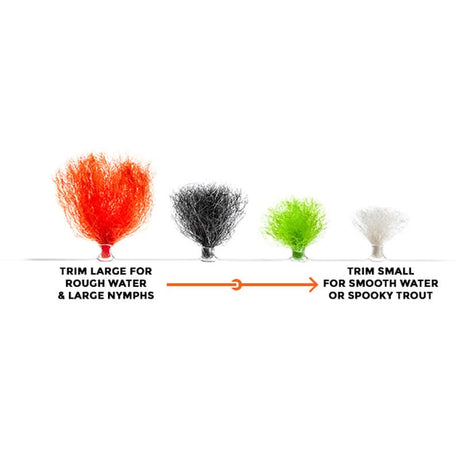 New Zealand Strike Indicator Wool black - Go - Fish