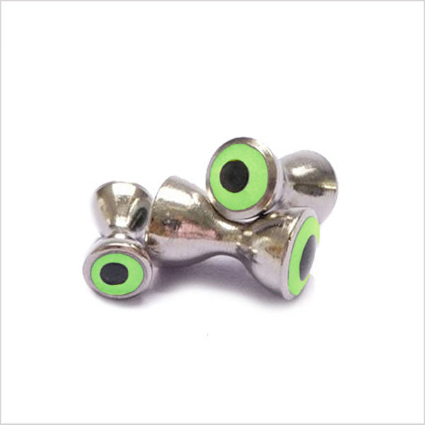 Occhi piombati 3D per streamer Go-Fish Ø 4,8mm / silver-green
