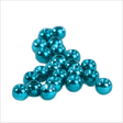 Palline in ottone col. metallic blue 20 pz. - Go - Fish