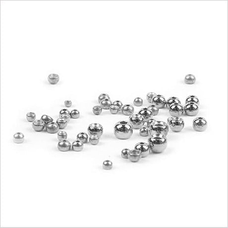 Palline in ottone col. silver - Go - Fish