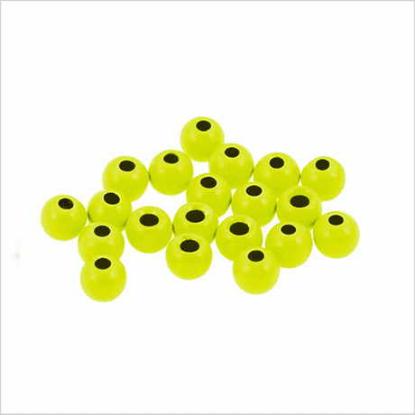 Palline in ottone col. fluo chartreuse Go-Fish