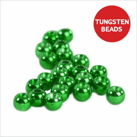 Palline in tungsteno col. metallic green Go-Fish