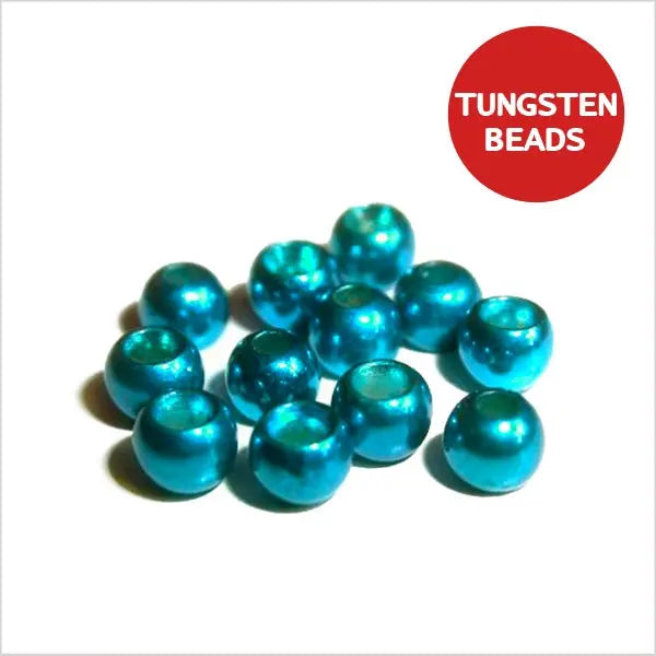Palline in tungsteno col. metallic turquoise Go-Fish