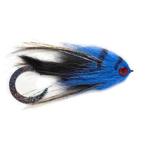 Paolo's Wiggle Tail Bunny Black & Blue #6/0 Go-Fish Default Title