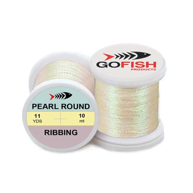 Pearl Round Tinsel Fine Go-Fish Pearl white