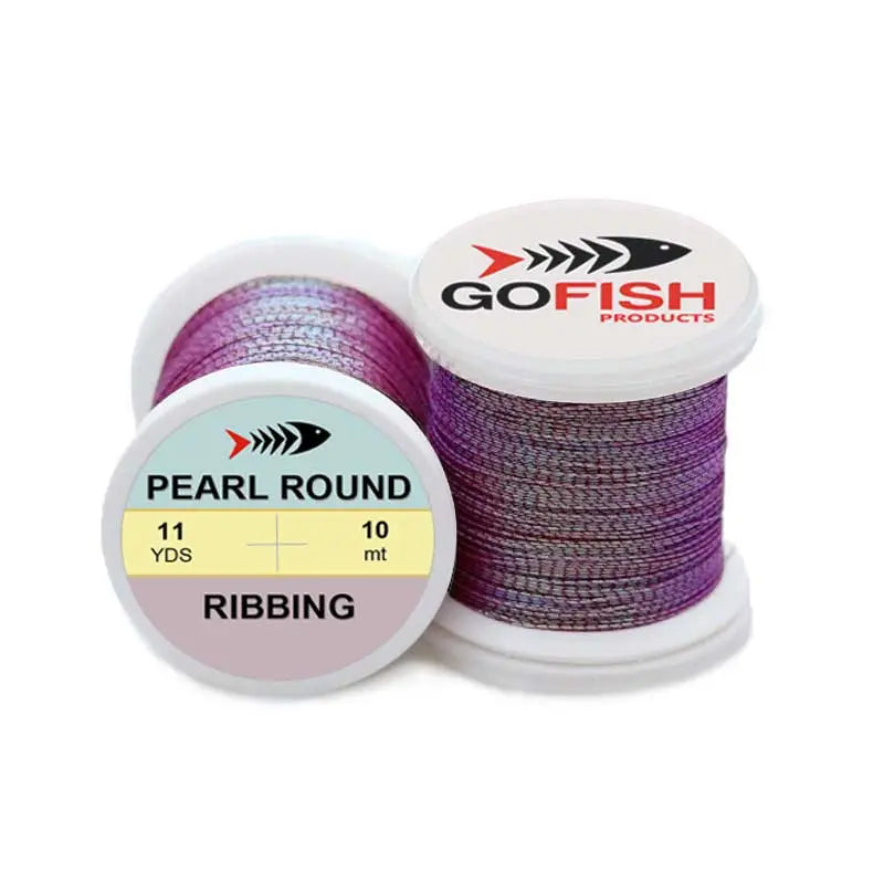 Pearl Round Tinsel Fine Go-Fish Pearl violet