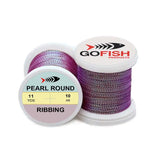 Pearl Round Tinsel Fine Go-Fish Pearl violet