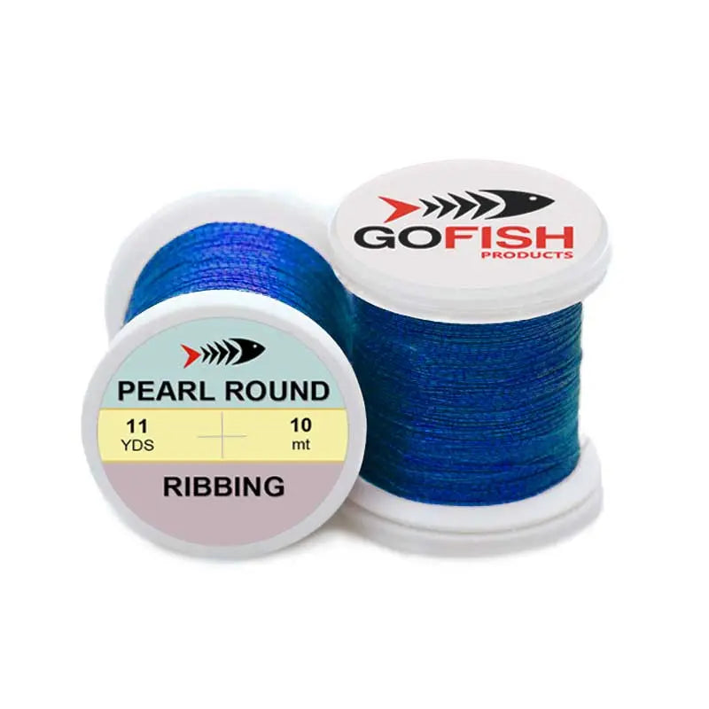 Pearl Round Tinsel Fine Go-Fish Blue