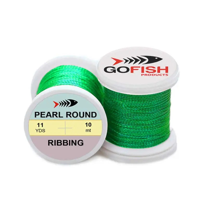 Pearl Round Tinsel Fine Go-Fish Green