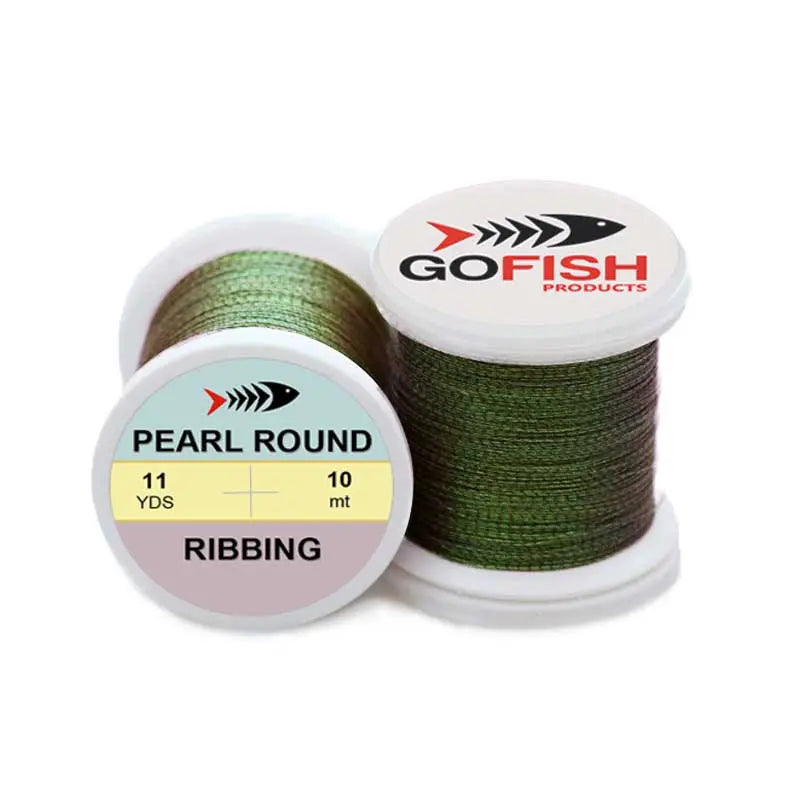 Pearl Round Tinsel Fine Go-Fish Pearl black