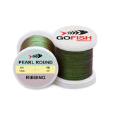 Pearl Round Tinsel Fine Go-Fish Pearl black
