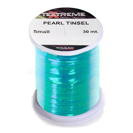 Pearl Tinsel piatto 0,30mm Textreme Pearl blue