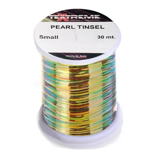 Pearl Tinsel piatto 0,30mm Textreme Pearl green