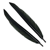 Penne delle ali di anatra | Duck Quills Go-Fish Black