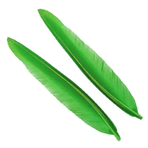 Penne delle ali di anatra | Duck Quills Go-Fish Green highlander