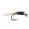 Perdigones Tungsten Nymph Slim Black Orange BL Go-Fish