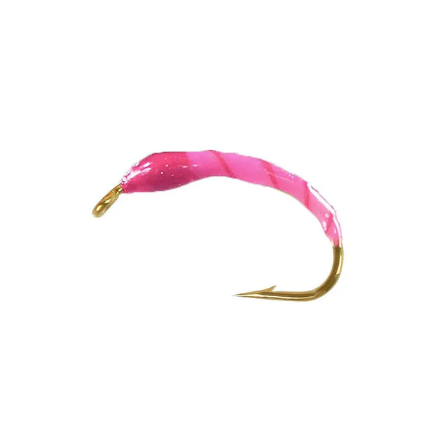 Pink red ribbed ninfa Go-Fish
