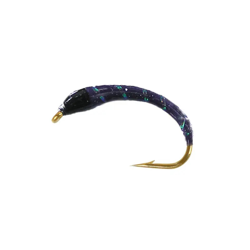Plum iridescent rib ninfa Go-Fish