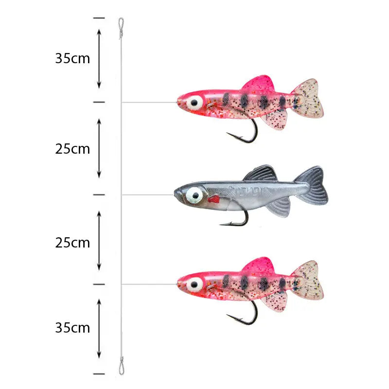 Premium Amettiere sabiki per persico Go-Fish