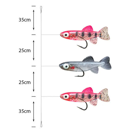 Premium Amettiere sabiki per persico Go-Fish