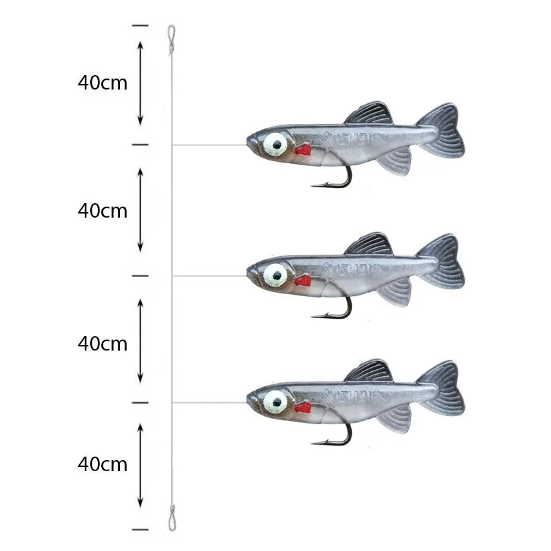 Premium Amettiere sabiki per persico Go-Fish