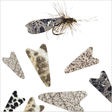 Realistic Caddis Wings Go-Fish Brown leopard #8-10