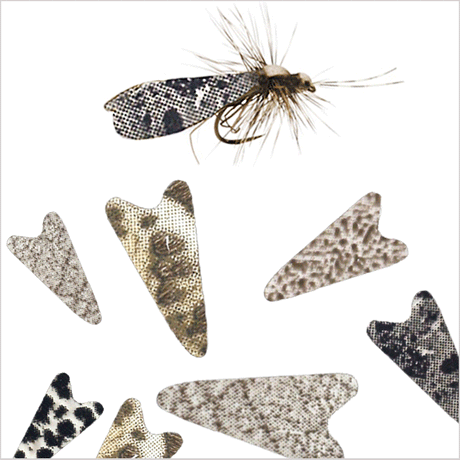 Realistic Caddis Wings Go-Fish Brown leopard #8-10