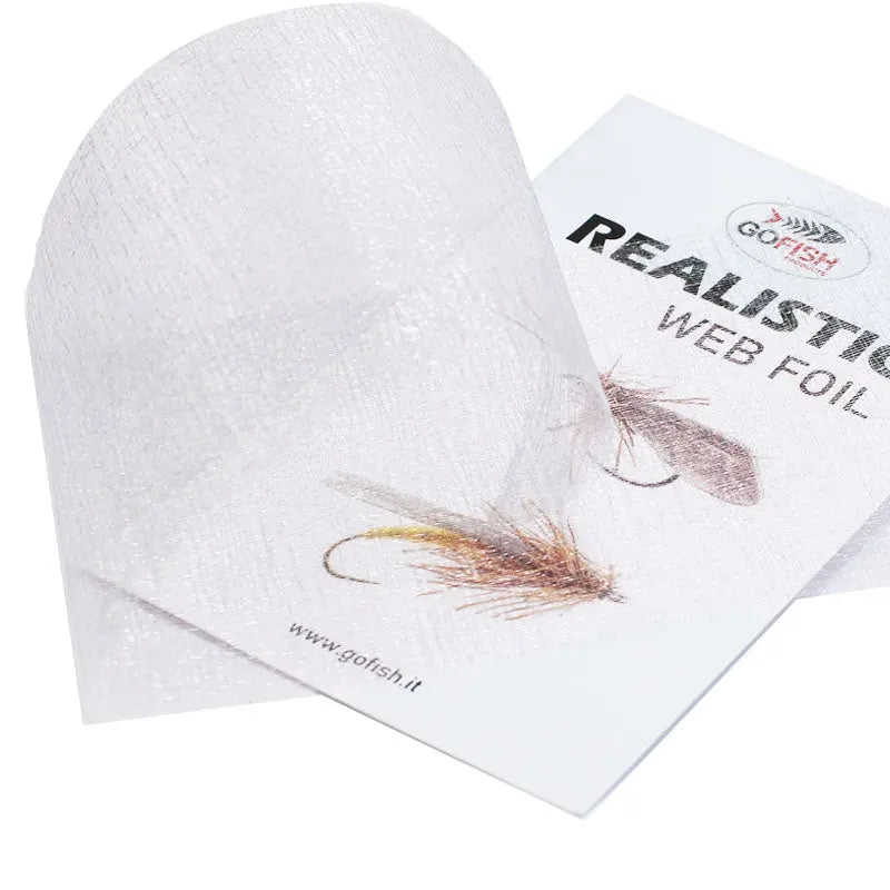 Realistic Web Foil Go-Fish Natural White