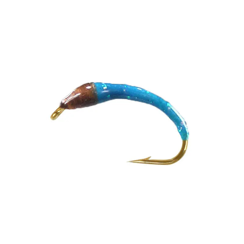 Royal blue iridescent rib ninfa Go-Fish