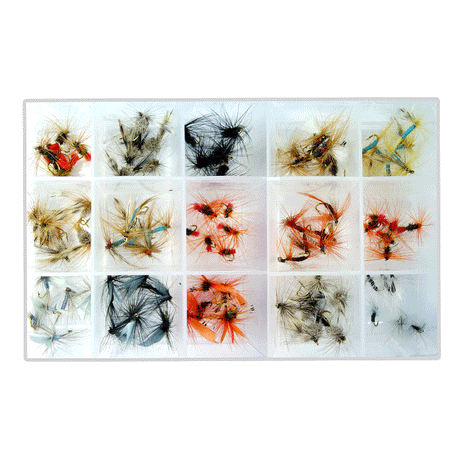 Selezione mosche secche 90 pezzi Go-Fish