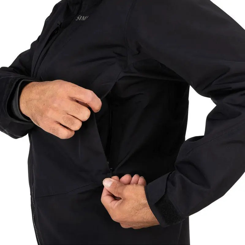 Simms Freestone Black Giacca da wading Simms