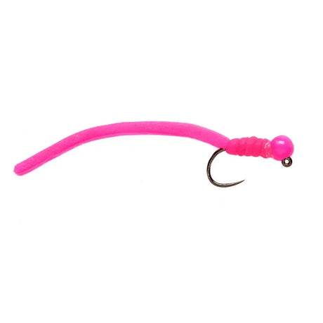 Squirminator Hot Head Jig Hot Pink Barbless Go-Fish