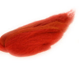 Superfine Trilobal Wing Hair Sybai Burnt red orange