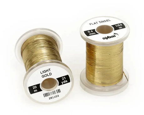 Sybai Flat Tinsel 0,4 mm Sybai Light gold