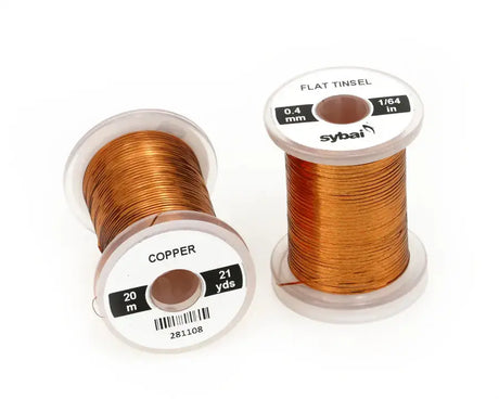 Sybai Flat Tinsel 0,4 mm Sybai Copper