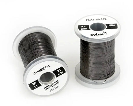 Sybai Flat Tinsel 0,4 mm Sybai Gunmetal
