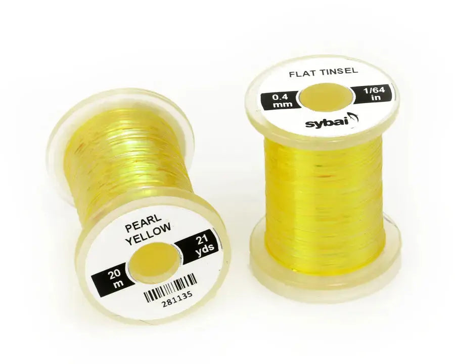 Sybai Flat Tinsel 0,4 mm Sybai Pearl yellow