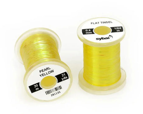 Sybai Flat Tinsel 0,4 mm Sybai Pearl yellow