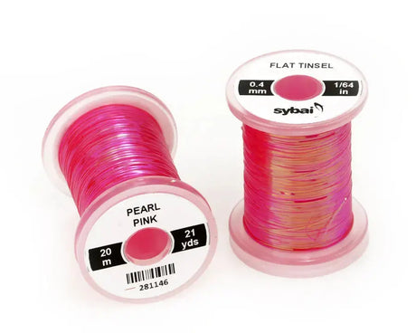 Sybai Flat Tinsel 0,4 mm Sybai Pearl pink