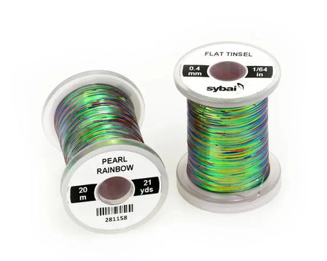 Sybai Flat Tinsel 0,4 mm Sybai Pearl rainbow