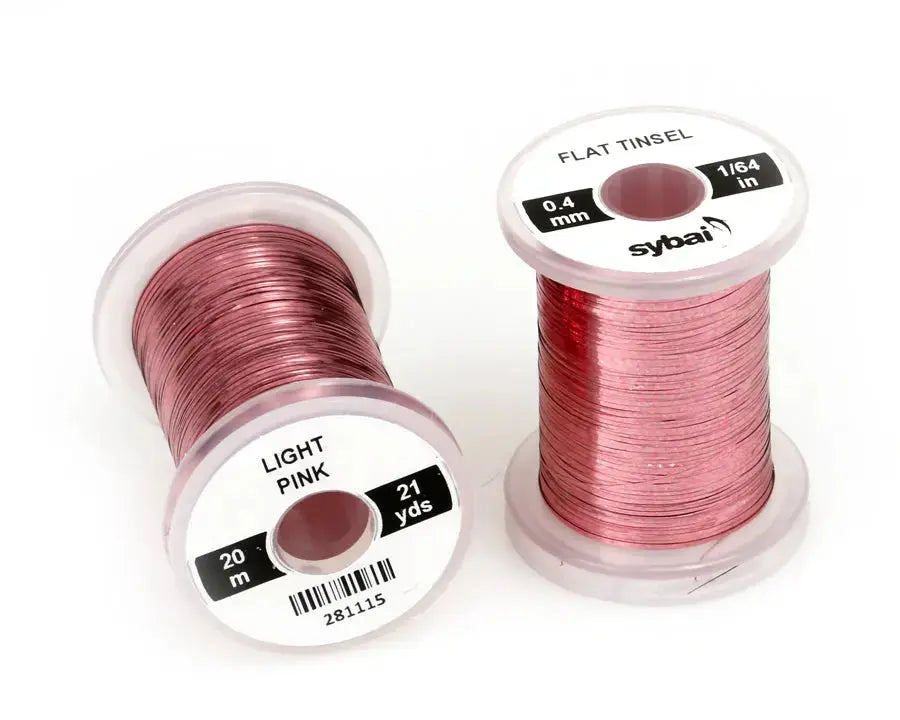 Sybai Flat Tinsel 0,4 mm Sybai Light pink
