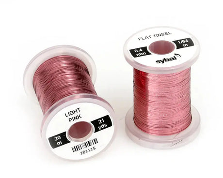 Sybai Flat Tinsel 0,4 mm Sybai Light pink