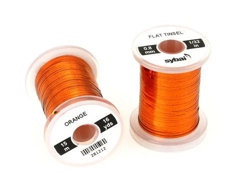 Sybai Flat Tinsel 0,8 mm Sybai Orange