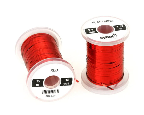 Sybai Flat Tinsel 0,8 mm Sybai Red