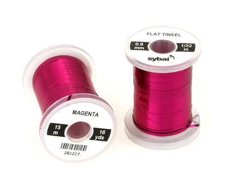 Sybai Flat Tinsel 0,8 mm Sybai Magenta